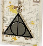 Harry Potter Deathly Hallows Metalen Logo Sleutelhanger Zilver