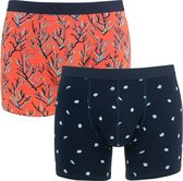 Scotch & Soda 2P oceaan blauw & oranje - M