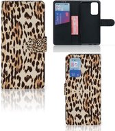 Book Cover OnePlus 9 Pro Smartphone Hoesje Leopard