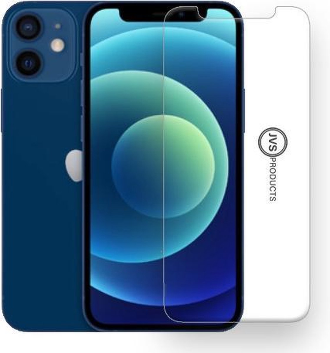 Hoesje geschikt voor iPhone 12 Mini + Screenprotector - Transparant - Hoes - Cover - Case - Screenprotector kit