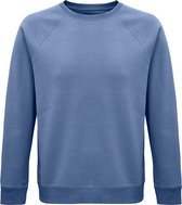 SOLS Unisex Adult Space Organic Raglan Sweatshirt (Blauw)