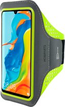 Mobiparts Comfort Fit Sport Armband Huawei P30 Lite Neon Green