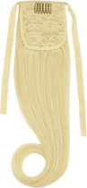 Remy Human Hair Extensions Ponytail straight blond 60#