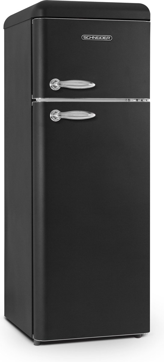Schneider SCDD208VB - Koelkast 2 deuren - Black Matt