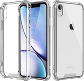 Shock case geschikt voor Apple iPhone Xr - transparant met Privacy Glas