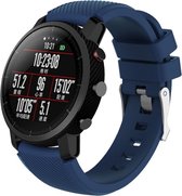 Siliconen Smartwatch bandje - Geschikt voor  Xiaomi Amazfit Pace silicone band - donkerblauw - Horlogeband / Polsband / Armband
