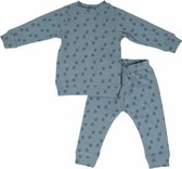 Lodger Baby Pyjama maat 74 - Sleeper - 2-Delig - 100% Katoen - Oeko-Tex - Ademend - Veilige Pasvorm - Blauw - 6-9M