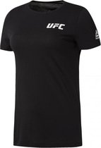 Reebok UFC Fg Logo Shirt Zwart Dames