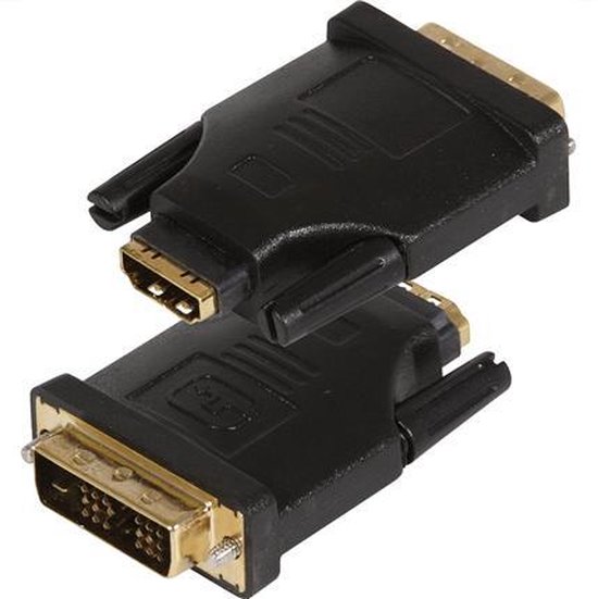 Scanpart DVI naar HDMI adapter Geschikt voor aansluiting monitor Converter