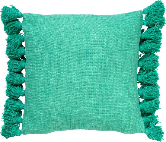 Dutch Decor - Coussin décoratif en coton - Ruby 45x45 cm - couleur: pantone Beveled Glass - vert