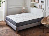 Matras Biarritz 160x200 - Pocketvering - Dikte 25cm - 7 comfortzones - Medium/Stevig - Oeko-Tex