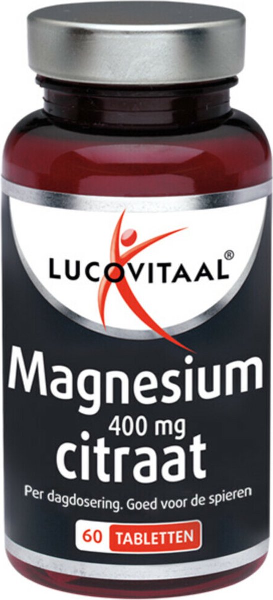 Goedkoopste 3x Lucovitaal Magnesium Citraat 400mg 60 tabletten