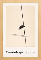JUNIQE - Poster in houten lijst László Moholy-Nagy - Constructions