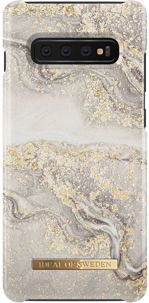 iDeal of Sweden Samsung Galaxy S10 Plus Fashion Hoesje Sparkle Greige