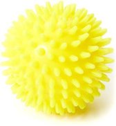 Wonder Core Spiky Massage Ball - 8 cm - Lime groen -Myofasciale bal, gymnastiekbal, Fitnessbal Egel bal voor zelfmassage van verschillende delen van het lichaam, Spierherstel na hardlopen - Massageaccessoires