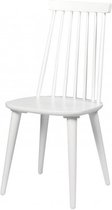 Rowico Home Lotta Houten Spijlenstoel Wit - Eetkamerstoel - Hout - Modern - Scandinavisch