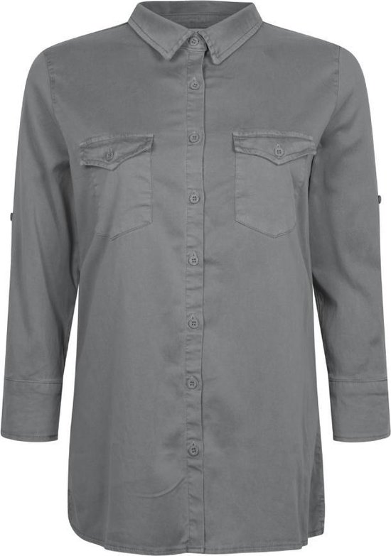 Zoso Marloes blouse dames antraciet | bol.com