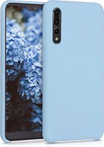 kwmobile telefoonhoesje voor Huawei P20 Pro - Hoesje met siliconen coating - Smartphone case in duifblauw