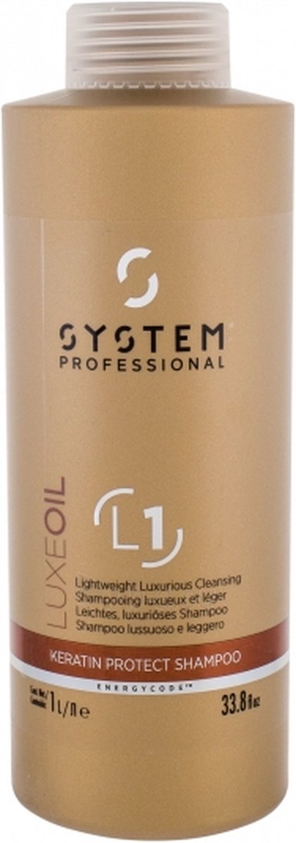 System Professional Luxeoil Keratin Protect Shampoo 1000ml