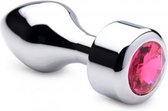 Weighted Base Aluminum Plug Pink Gem - Large