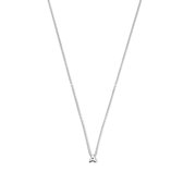 Selected Jewels Julie Dames Ketting Zilver  - Zilverkleurig (Letter T)