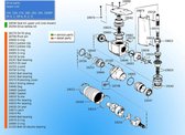 Volvo 19974 O-ring voor Volvo Penta 955974 200, 250, 270, 280, 285, 290, 290DP S