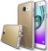 Goud/Gold siliconen hoesje met spiegel/mirror achterkant voor een optimale bescherming van de Samsung Galaxy S7