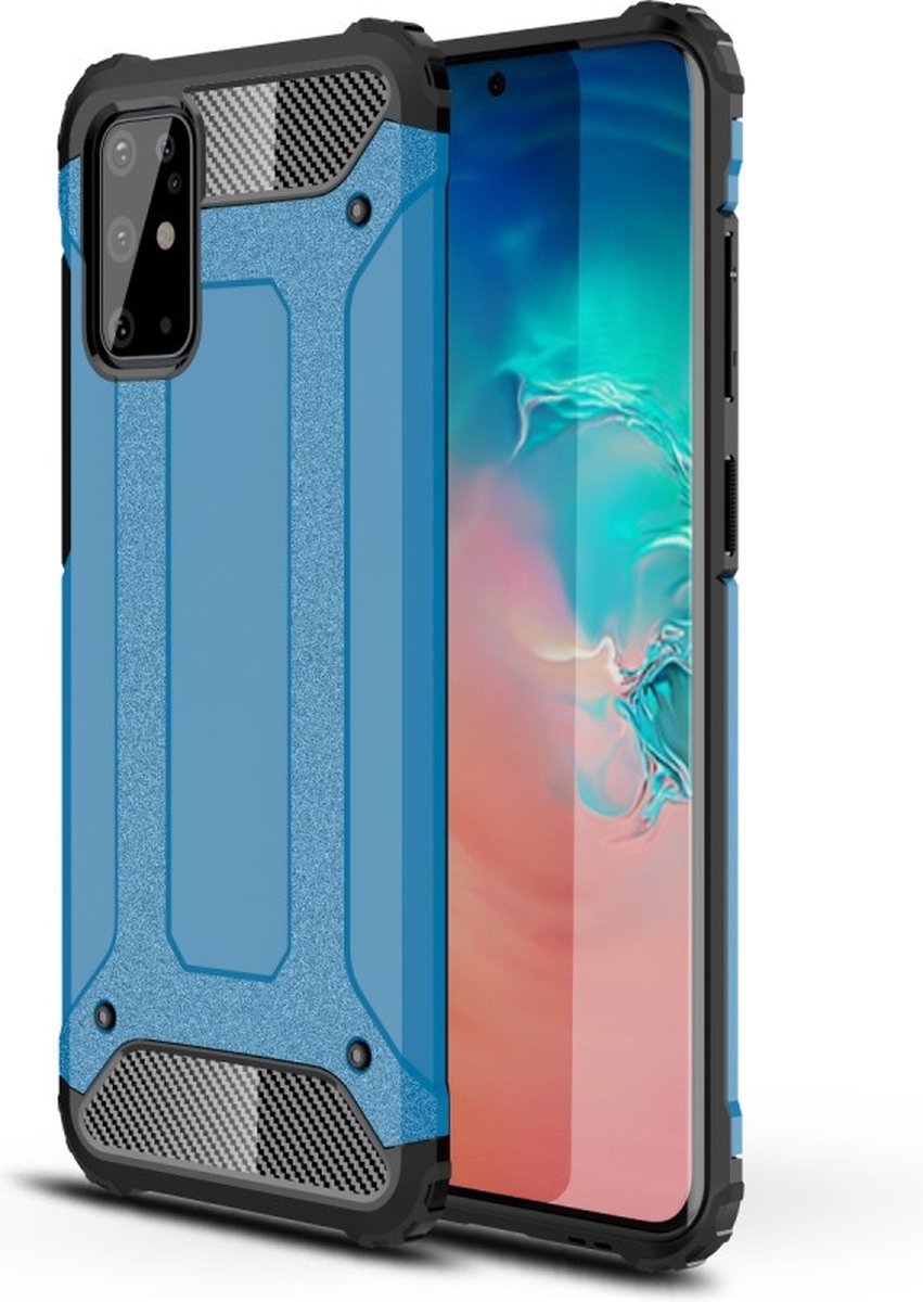 Lunso - Armor Guard hoes - Geschikt voor Samsung Galaxy S20 Plus / S20+ - Lichtblauw