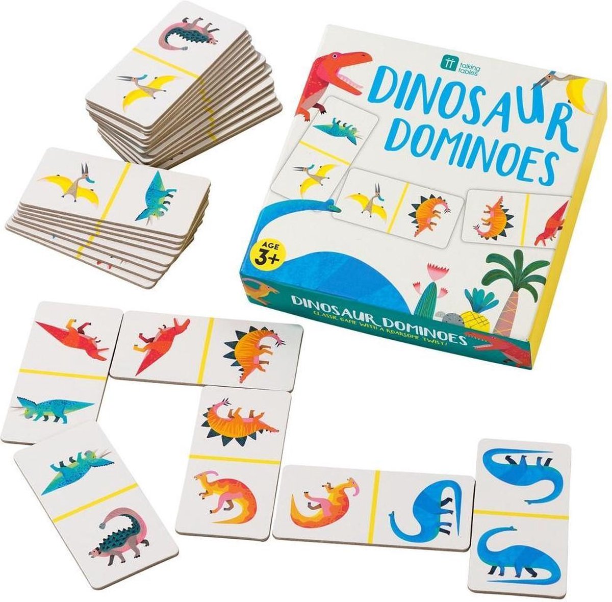 Afbeelding van product Dino domino - Talking Tables