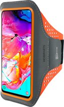 Mobiparts Comfort Fit Sport Armband Samsung Galaxy A70 (2019) Neon Orange