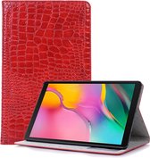 Samsung Galaxy Tab A 10.1 (2019) Hoes - Mobigear - Croco Serie - Kunstlederen Bookcase - Rood - Hoes Geschikt Voor Samsung Galaxy Tab A 10.1 (2019)