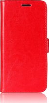 Motorola One Zoom Hoesje - Mobigear - Wallet Serie - Kunstlederen Bookcase - Rood - Hoesje Geschikt Voor Motorola One Zoom