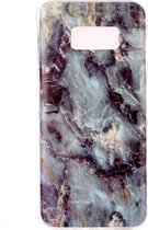 Samsung Galaxy S8 Hoesje - Mobigear - Marble Serie - TPU Backcover - Brown - Hoesje Geschikt Voor Samsung Galaxy S8