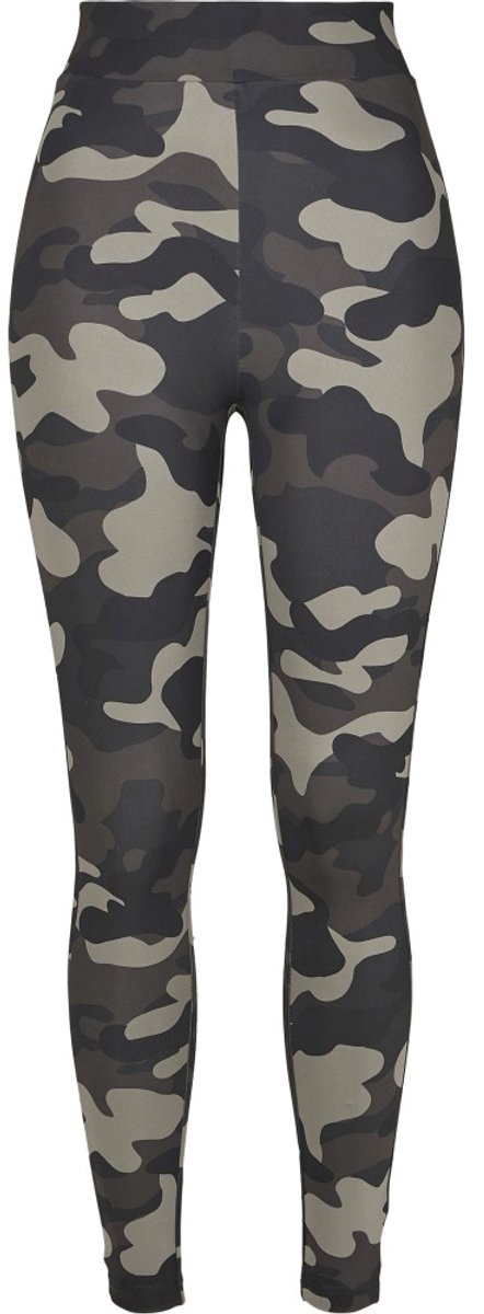 Urban Classics High Waist Camo Tech Legging 2XL Zwart