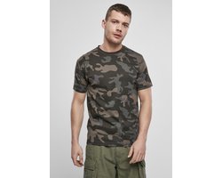 Brandit Premium Heren T-shirt - donkercamouflage - S