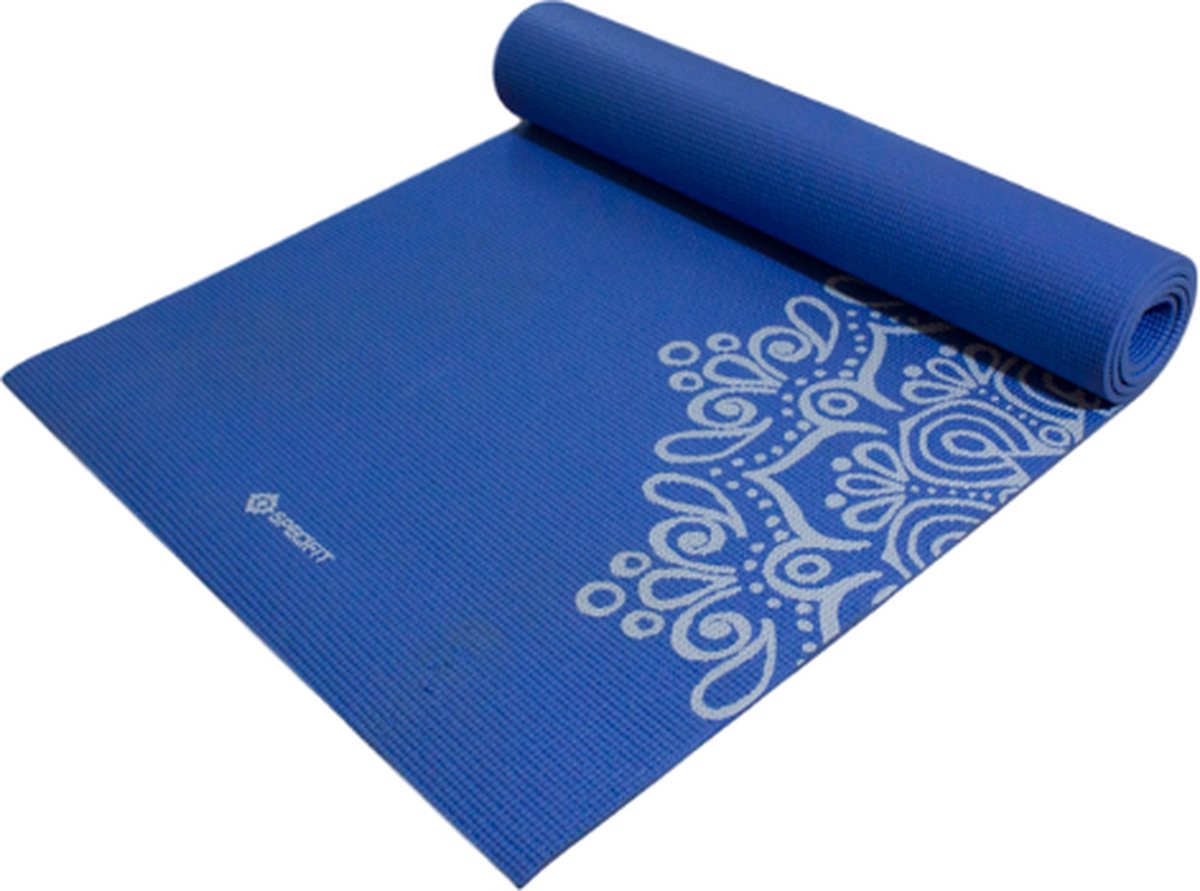 Specifit Yogamat Marrakech Blauw - Fitnessmat 170 x 60 cm met Opdruk |  bol.com
