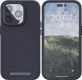 Njord byELEMENTS iPhone 14 Pro Max hoesje - Telefoonhoesje van Hoogwaardig Leer - Gereycled / Duurzaam materiaal - 2 Meter valbescherming - Geschikt voor Magsafe / Draadloos laden - Zwart