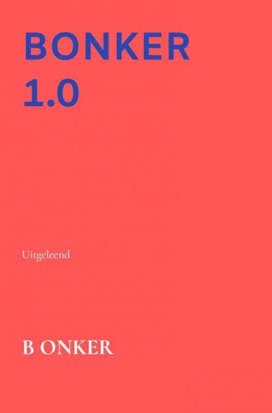 Bonker 1.0 - cover