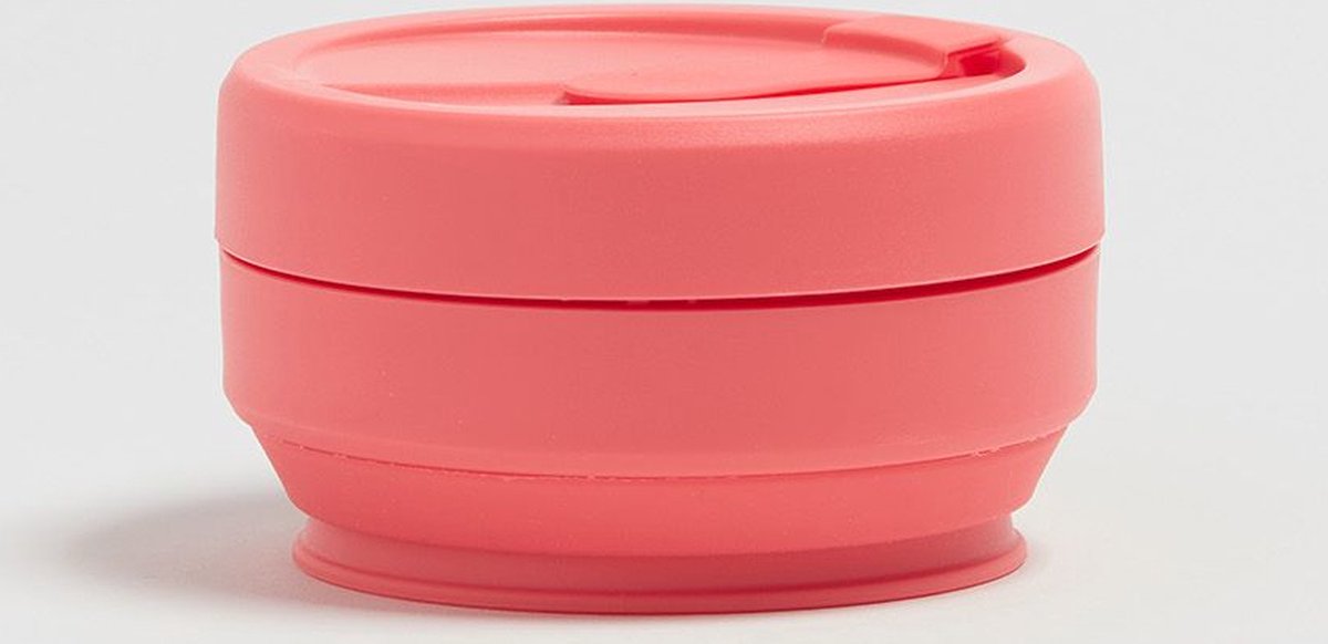 Stojo - Titan Cup - Koffie / Theebeker - 710 ml - Herbruikbaar - Opvouwbaar - Coral