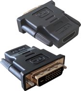 Techly IADAP DVI-HDMI-F adapter, zwart