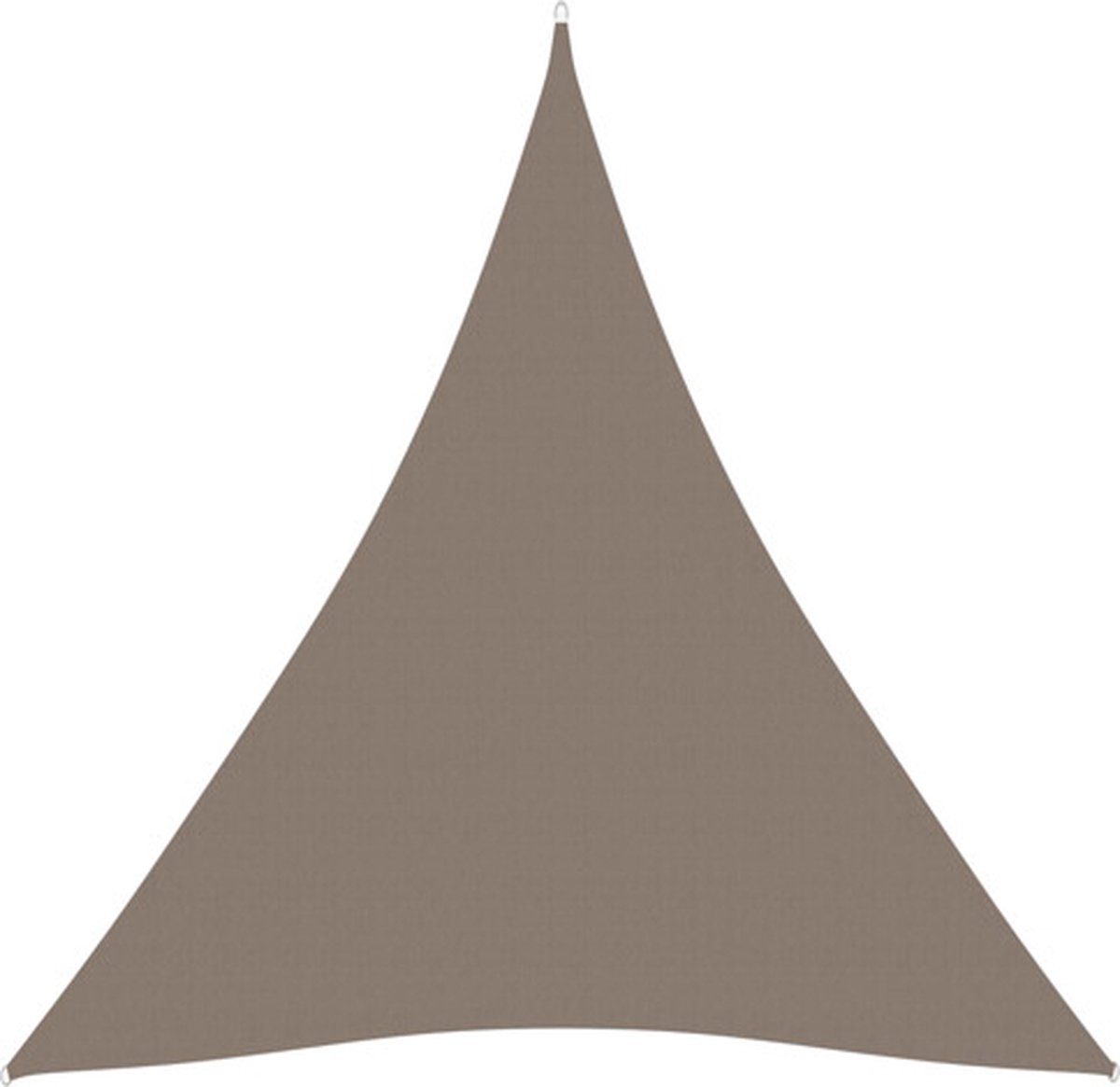 vidaXL Zonnescherm driehoekig 4.5x4.5x4.5 m oxford stof taupe