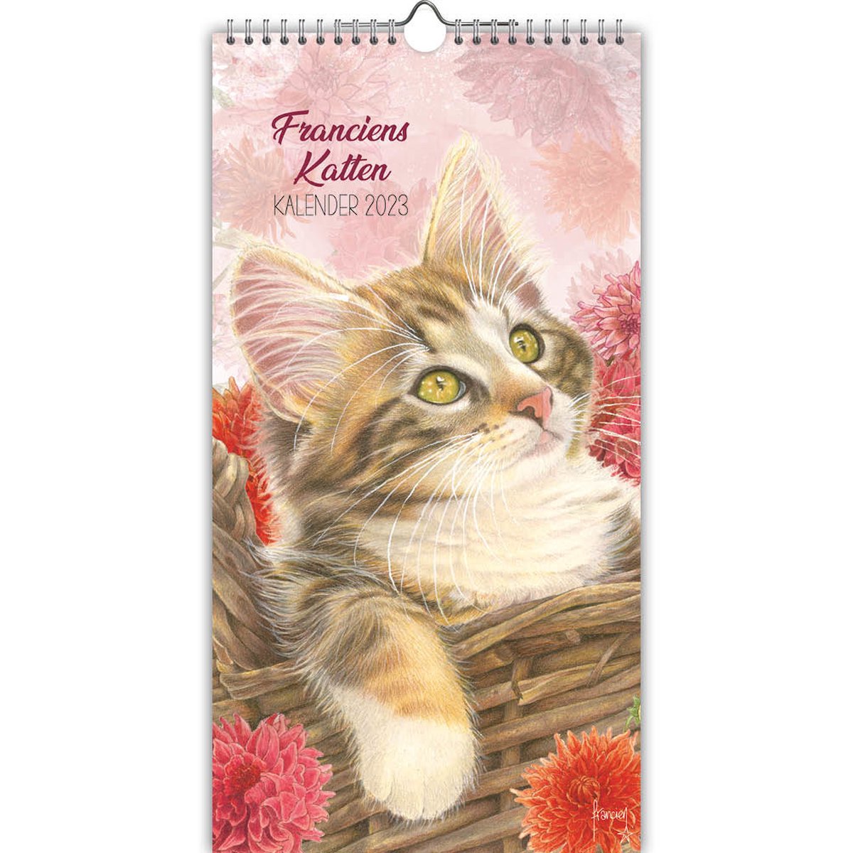 Franciens katten maandkalender 2023 - Francy - 18x34,5 cm