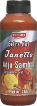 Ercimex Extra Hot Janetto Adju Sambal Saus - Surinaams Recept - Saus -Sauce - Bittere Saus - Heet Saus - Pasta Saus - Sauce