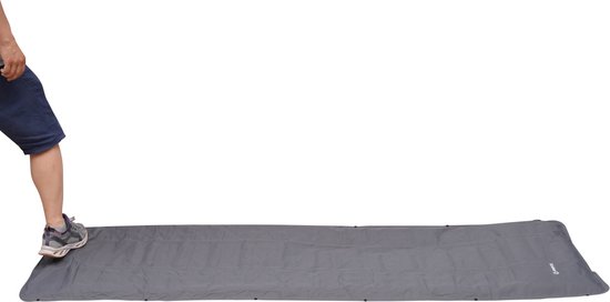 2-persoons luchtbed met ingebouwd opblaassysteem 205x140x10 cm — afbeelding 2