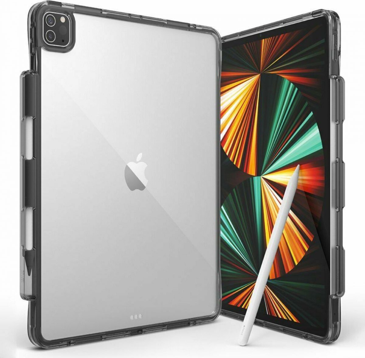 Ringke Fusion Apple iPad Pro 12.9 Hoes + Outstanding Transparant Zwart