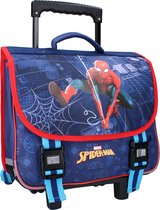 Spider-Man Bring It On Trolley Schoolrugzak - Blauw