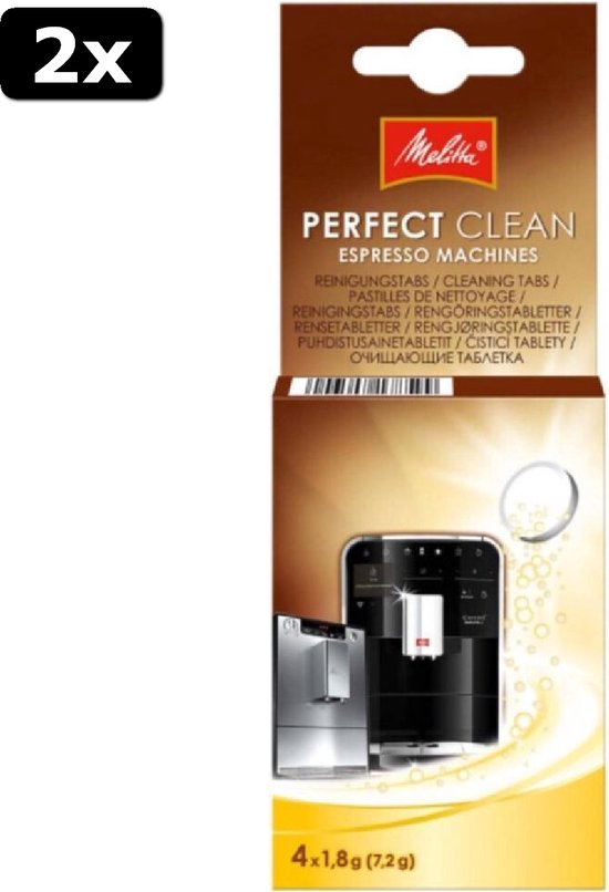 2x Melitta Perfect Clean Espresso Machinereiniger