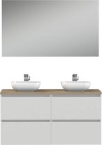 Ensemble de meubles de salle de bain Tiger Loft 120x45x196 cm Wit brillant