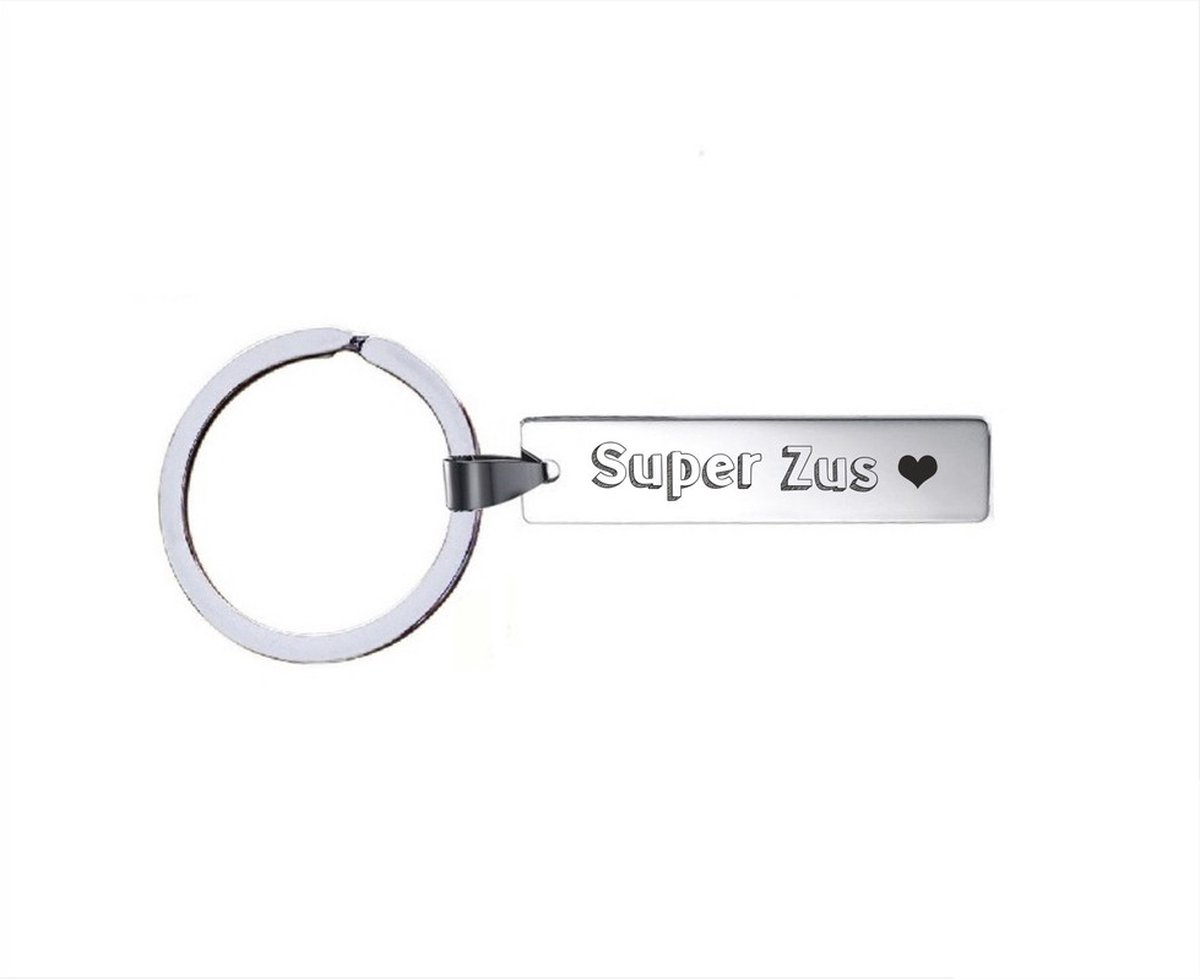 Sleutelhanger RVS -  Super Zus