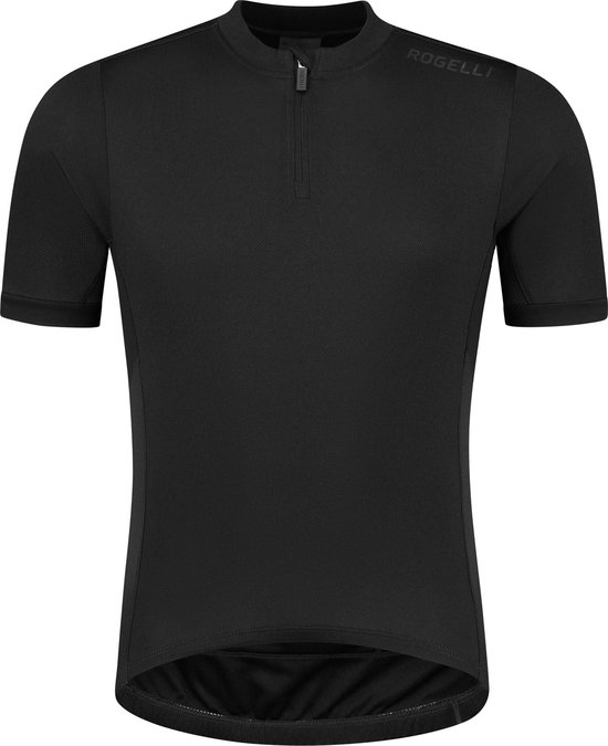 Rogelli Core Fietsshirt Heren - Korte Mouwen - Wielrenshirt - Zwart - Maat S